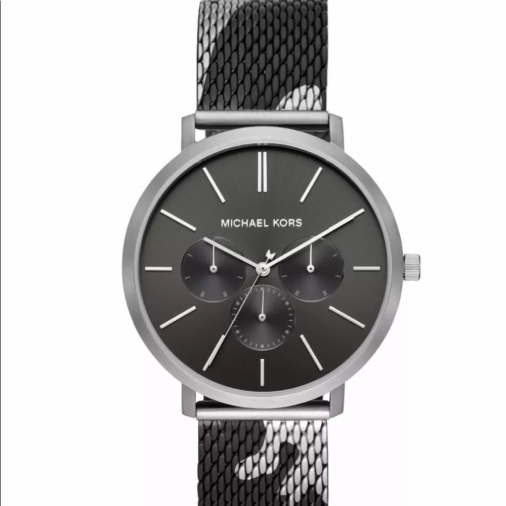 ( no battery) Michael kors Blake Tri-Tone Camo 42mm Watch